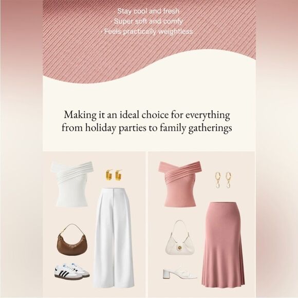 New OGL Eco-SkinKiss® Criss Cross Off Shoulder
New Airy Brami Top - White Size M - Picture 11 of 11